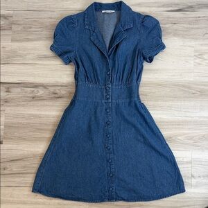 American Eagle Denim Button-Up Dress size XXS